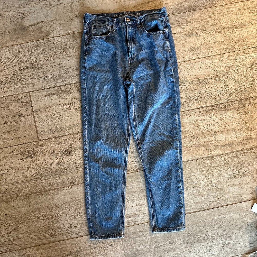 American Eagle Blue Mom Jeans